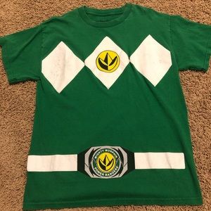 Green Mighty Morphin Power Rangers Shirt